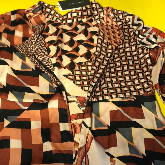 🆕🟠 ZARA 🟠 multicolored above the knee dress - Picture 6 of 12